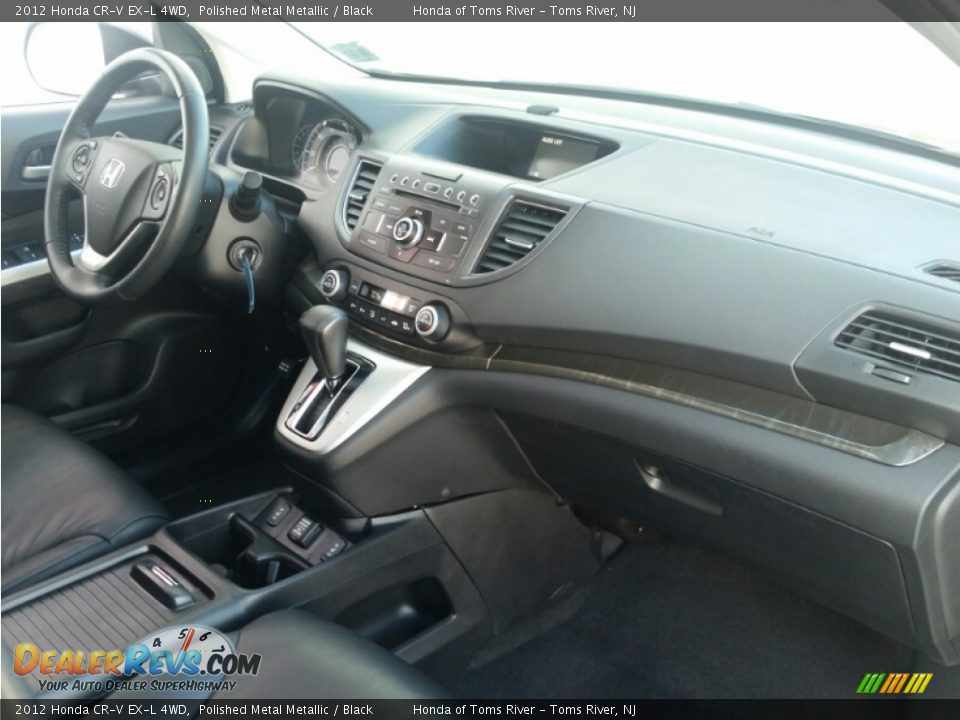 2012 Honda CR-V EX-L 4WD Polished Metal Metallic / Black Photo #22