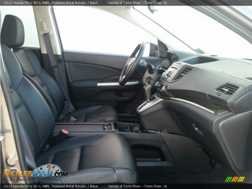 2012 Honda CR-V EX-L 4WD Polished Metal Metallic / Black Photo #23