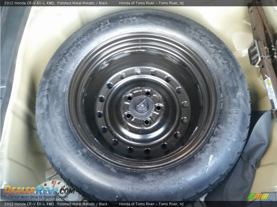 2012 Honda CR-V EX-L 4WD Polished Metal Metallic / Black Photo #26
