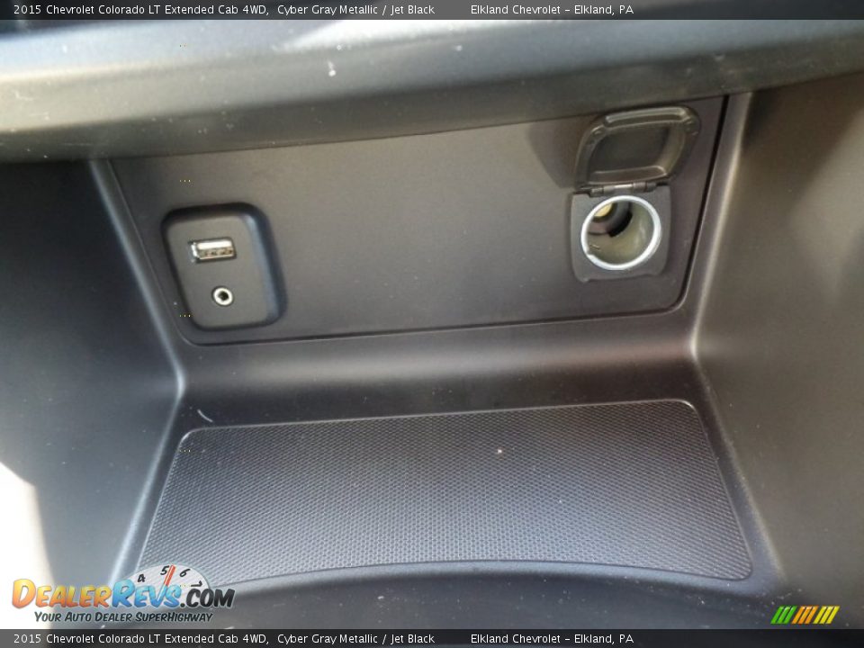 2015 Chevrolet Colorado LT Extended Cab 4WD Cyber Gray Metallic / Jet Black Photo #34