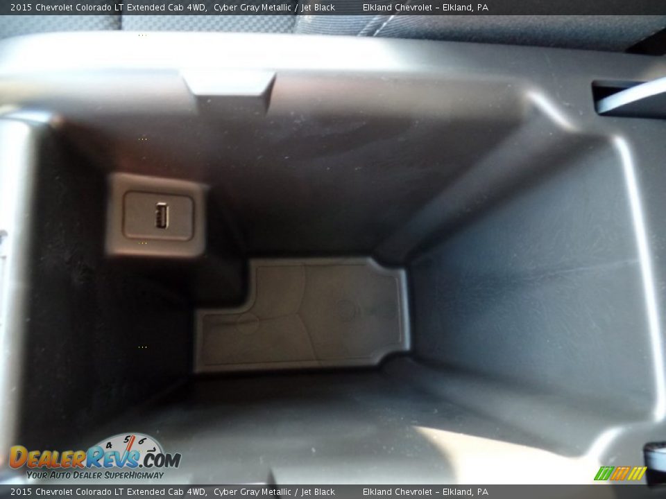 2015 Chevrolet Colorado LT Extended Cab 4WD Cyber Gray Metallic / Jet Black Photo #36