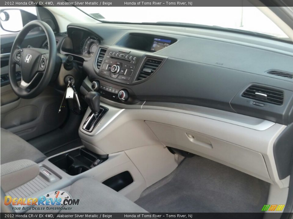 Beige Interior - 2012 Honda CR-V EX 4WD Photo #28