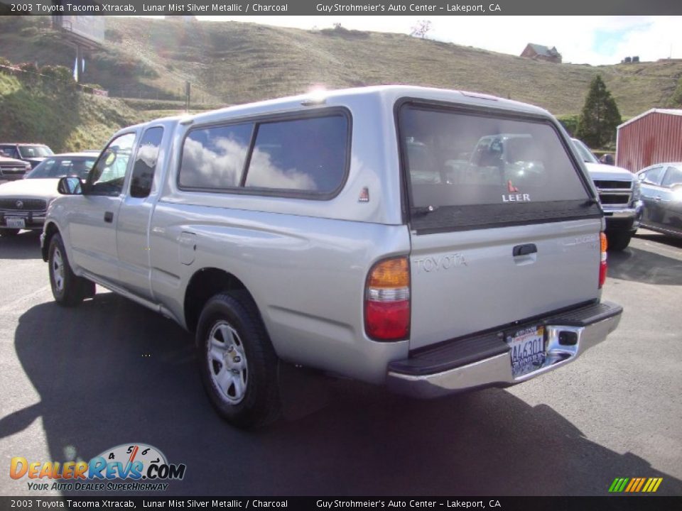 2003 Toyota Tacoma Xtracab Lunar Mist Silver Metallic / Charcoal Photo #5