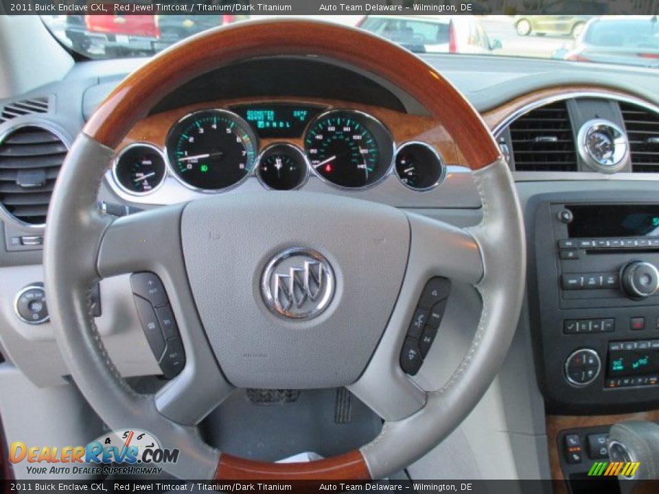 2011 Buick Enclave CXL Steering Wheel Photo #12