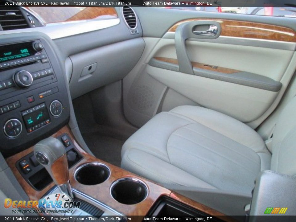 2011 Buick Enclave CXL Red Jewel Tintcoat / Titanium/Dark Titanium Photo #16