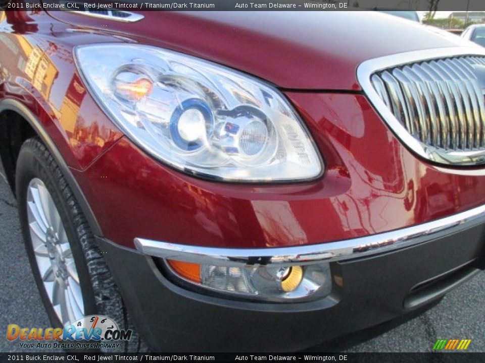 2011 Buick Enclave CXL Red Jewel Tintcoat / Titanium/Dark Titanium Photo #33