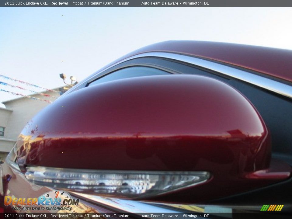 2011 Buick Enclave CXL Red Jewel Tintcoat / Titanium/Dark Titanium Photo #35