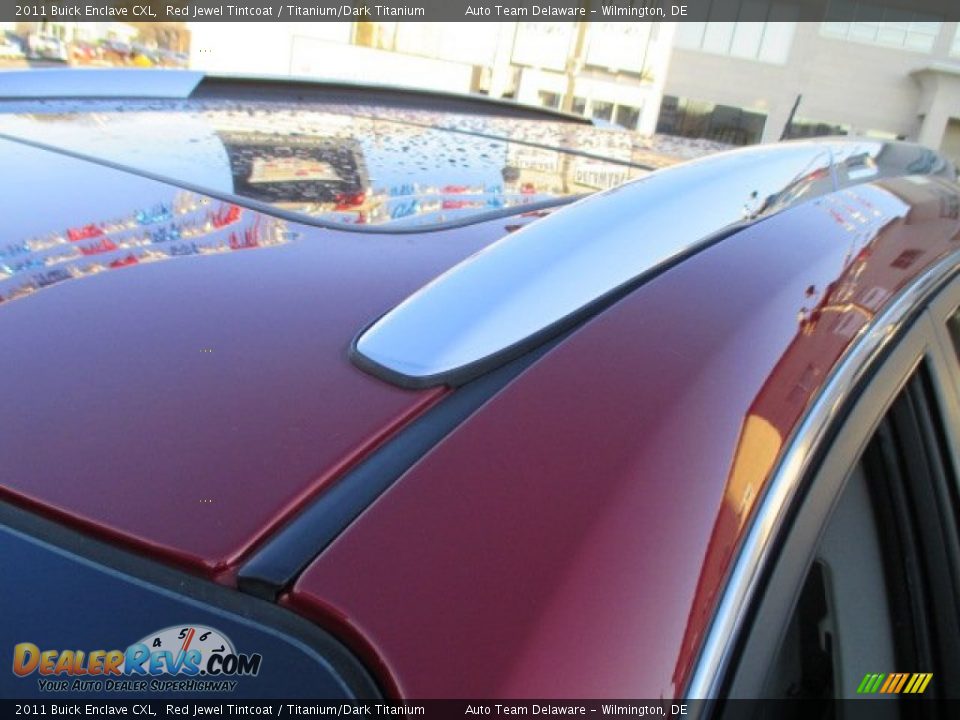 2011 Buick Enclave CXL Red Jewel Tintcoat / Titanium/Dark Titanium Photo #36