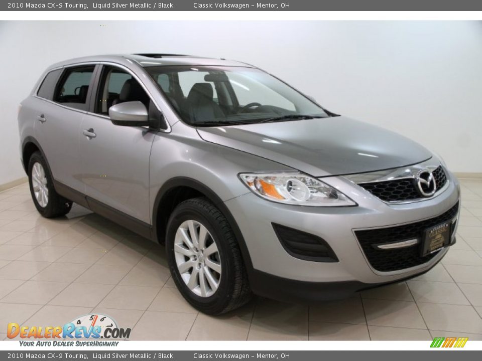 2010 Mazda CX-9 Touring Liquid Silver Metallic / Black Photo #1