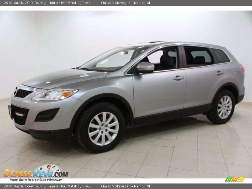 2010 Mazda CX-9 Touring Liquid Silver Metallic / Black Photo #3