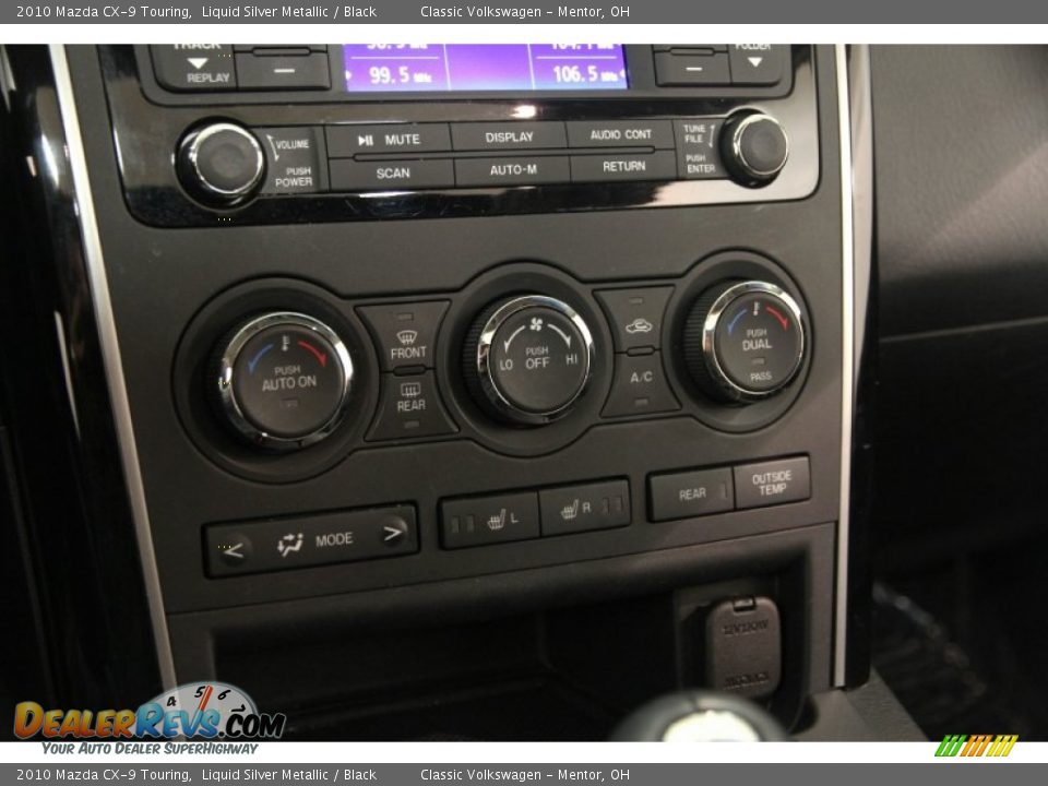 2010 Mazda CX-9 Touring Liquid Silver Metallic / Black Photo #9