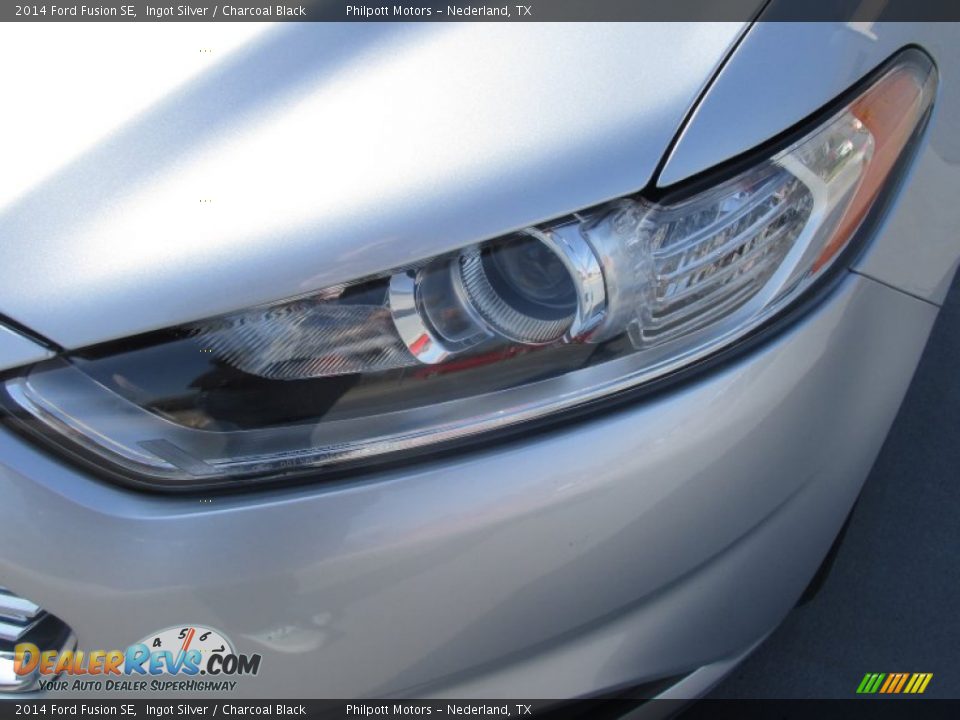 2014 Ford Fusion SE Ingot Silver / Charcoal Black Photo #6