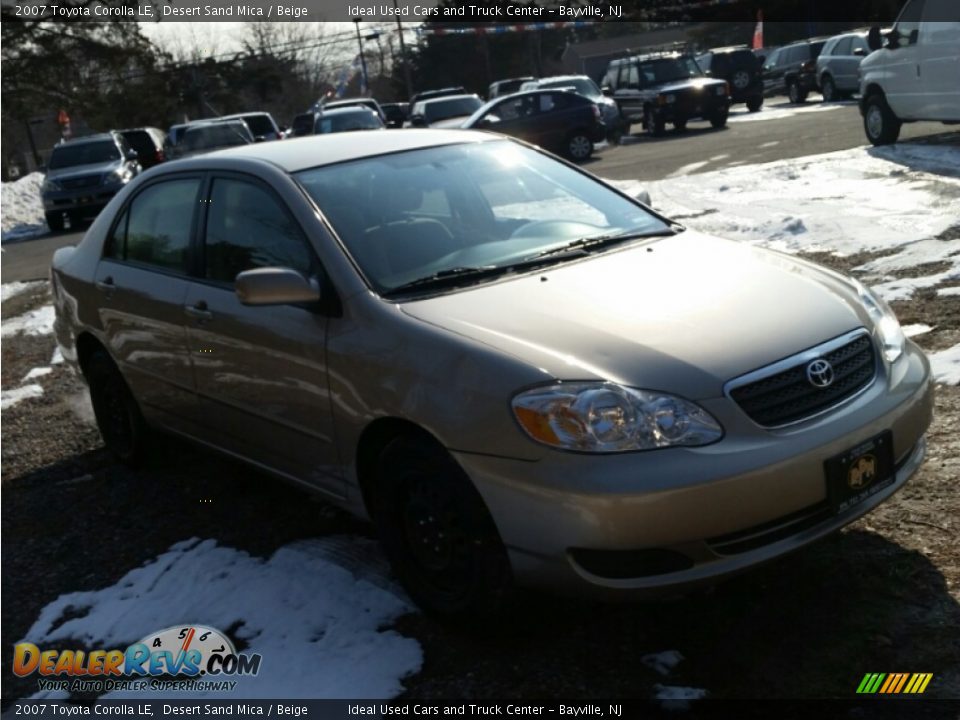 2007 Toyota Corolla LE Desert Sand Mica / Beige Photo #5