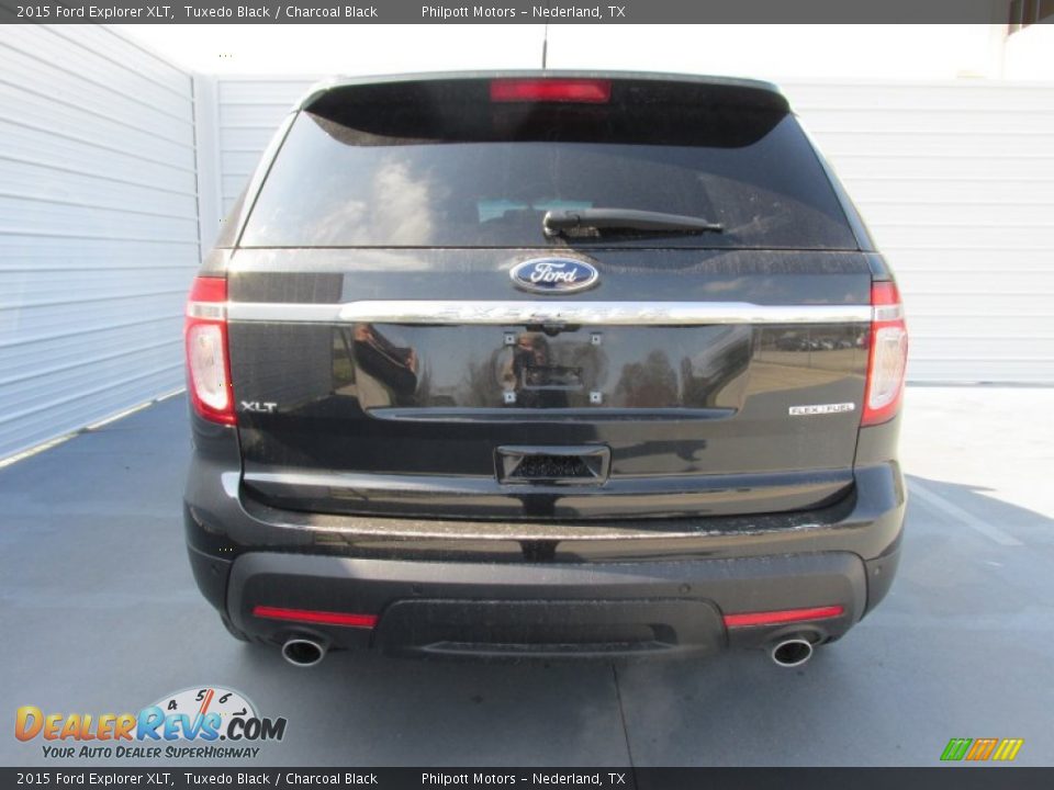 2015 Ford Explorer XLT Tuxedo Black / Charcoal Black Photo #5