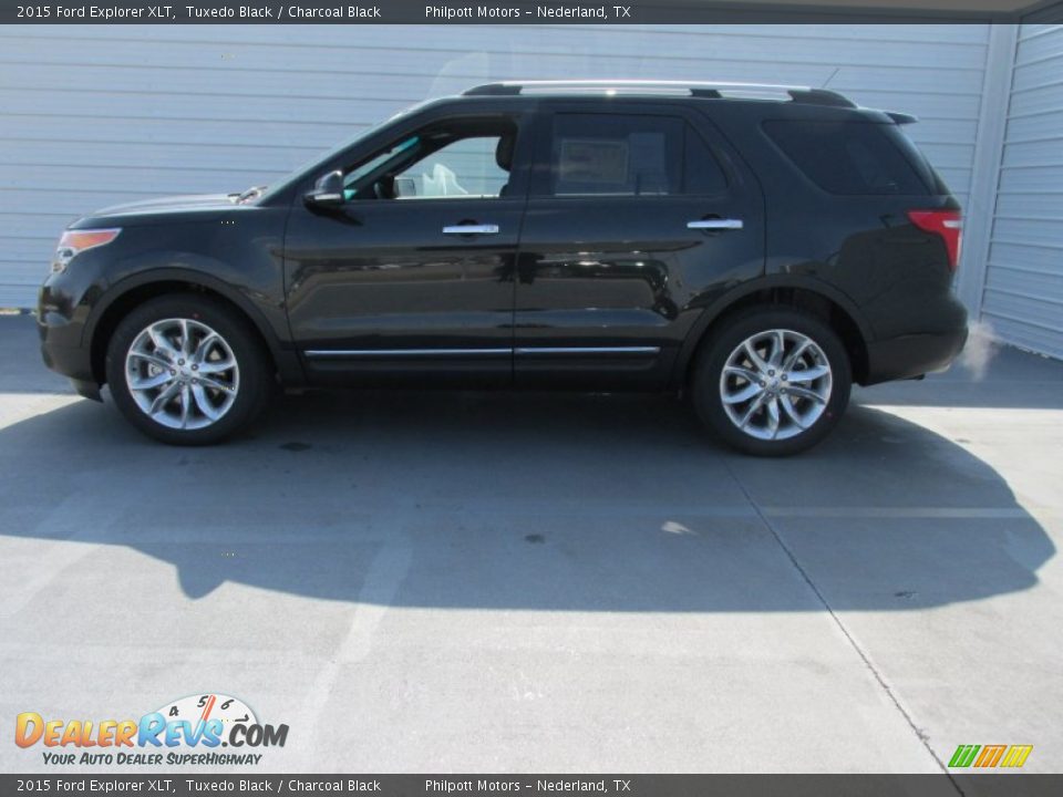 2015 Ford Explorer XLT Tuxedo Black / Charcoal Black Photo #6