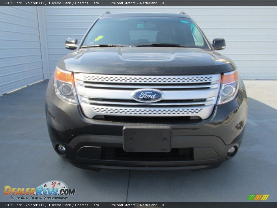 2015 Ford Explorer XLT Tuxedo Black / Charcoal Black Photo #8
