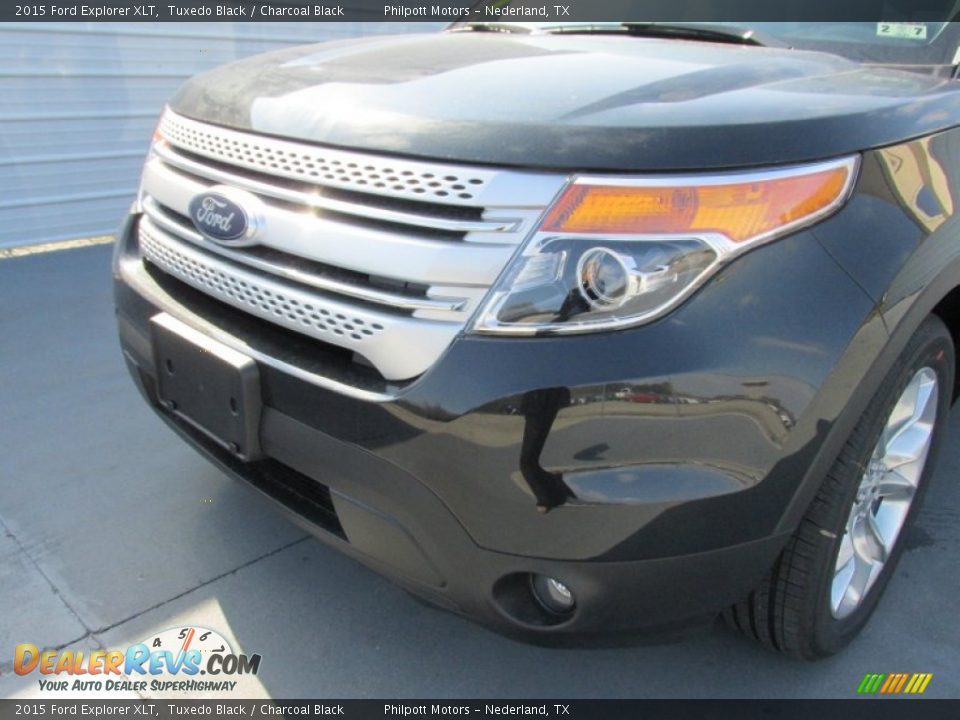 2015 Ford Explorer XLT Tuxedo Black / Charcoal Black Photo #10