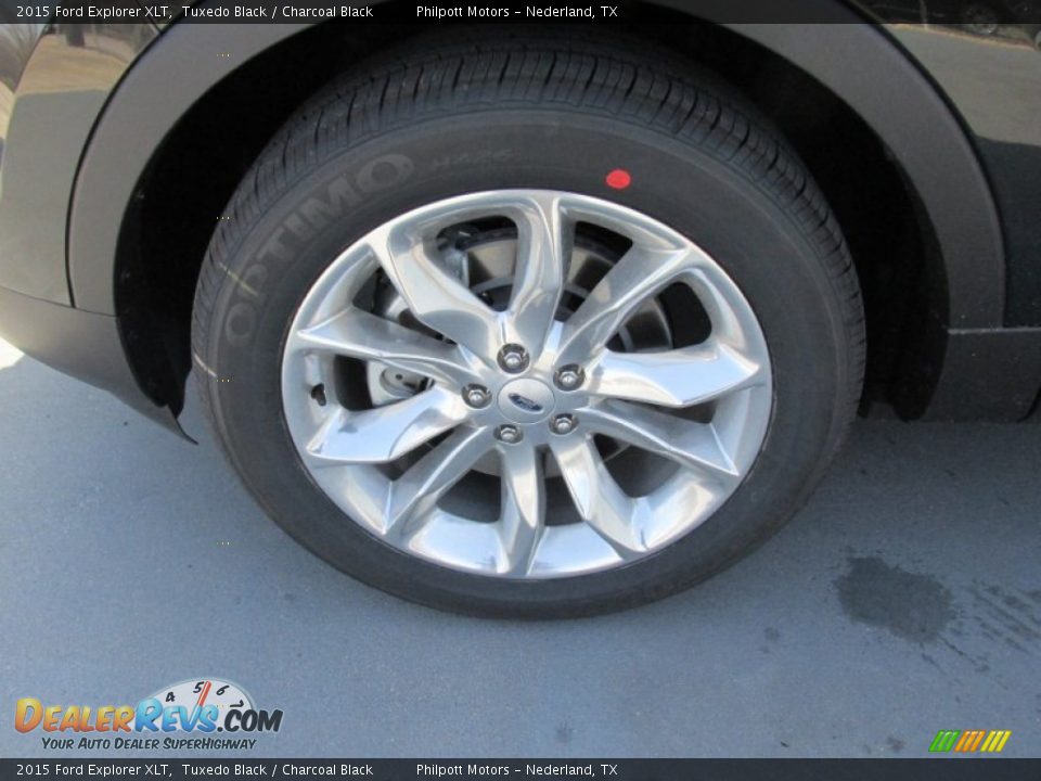 2015 Ford Explorer XLT Tuxedo Black / Charcoal Black Photo #11