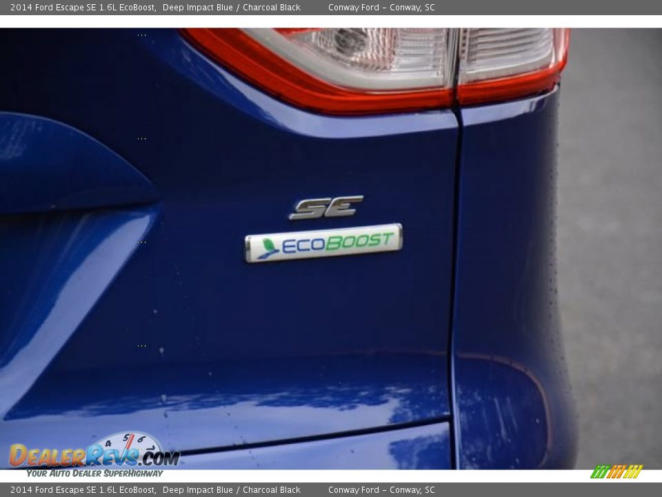 2014 Ford Escape SE 1.6L EcoBoost Deep Impact Blue / Charcoal Black Photo #7