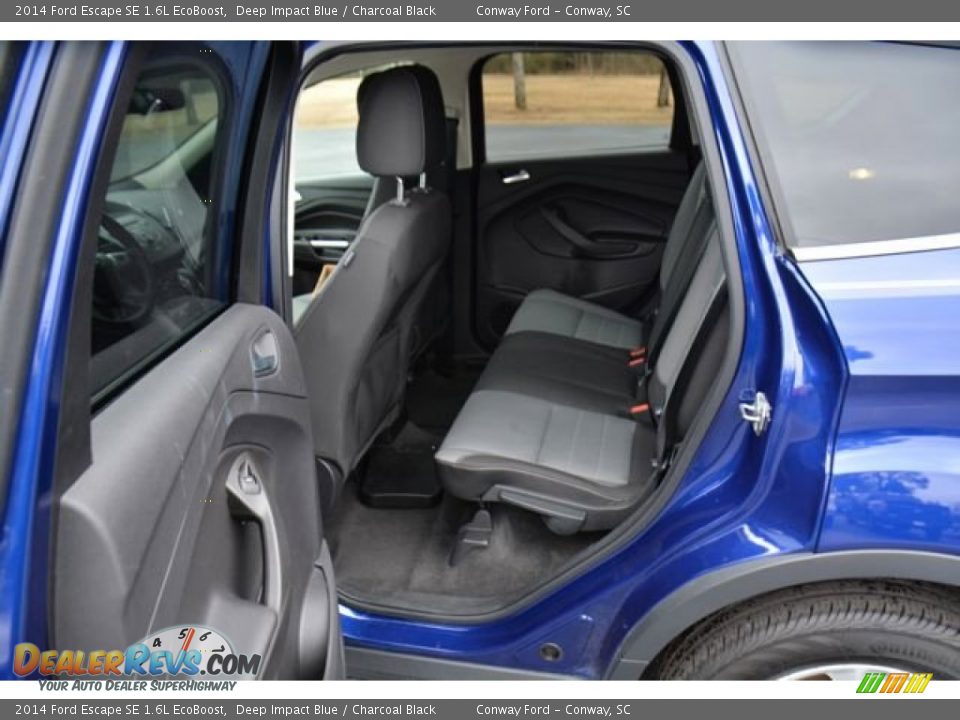 2014 Ford Escape SE 1.6L EcoBoost Deep Impact Blue / Charcoal Black Photo #12