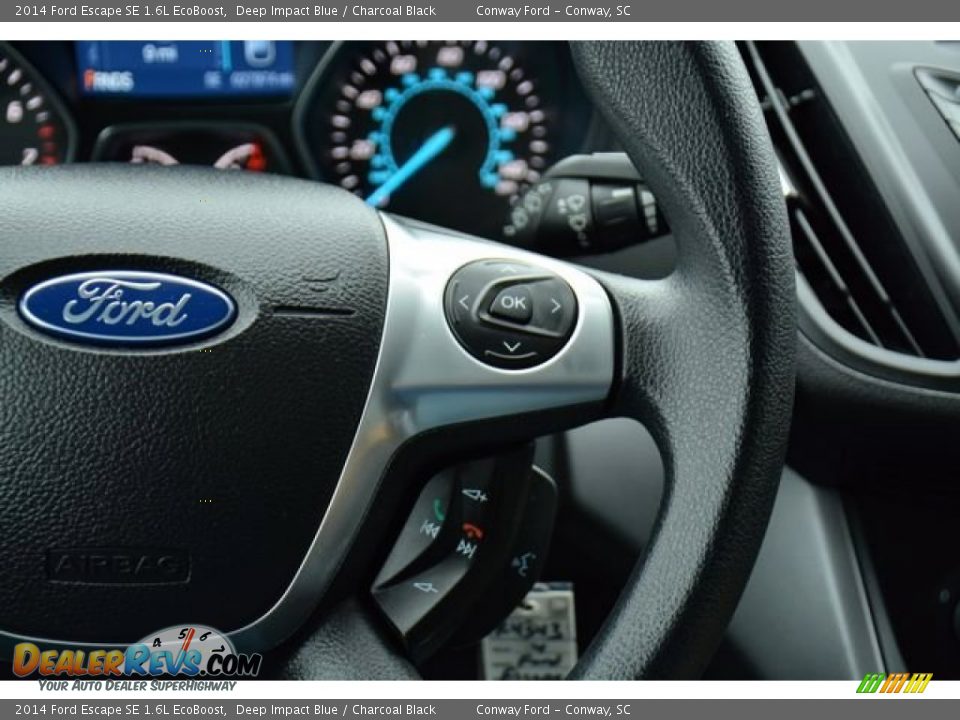 2014 Ford Escape SE 1.6L EcoBoost Deep Impact Blue / Charcoal Black Photo #24