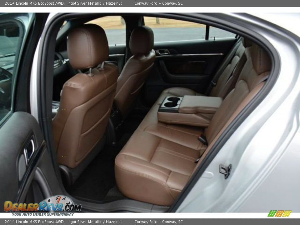 Rear Seat of 2014 Lincoln MKS EcoBoost AWD Photo #12