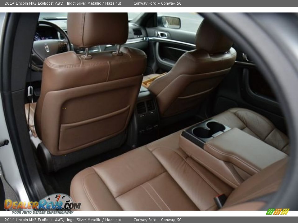Rear Seat of 2014 Lincoln MKS EcoBoost AWD Photo #14