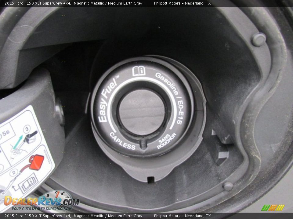2015 Ford F150 XLT SuperCrew 4x4 Magnetic Metallic / Medium Earth Gray Photo #17