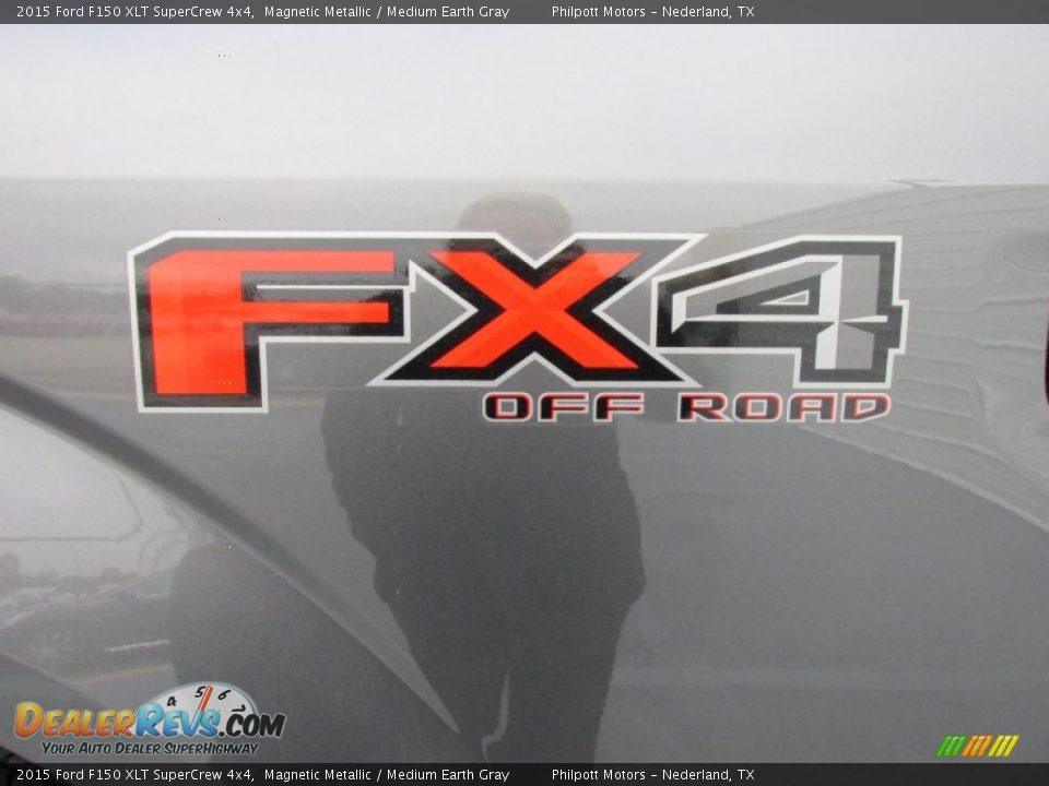 2015 Ford F150 XLT SuperCrew 4x4 Magnetic Metallic / Medium Earth Gray Photo #18