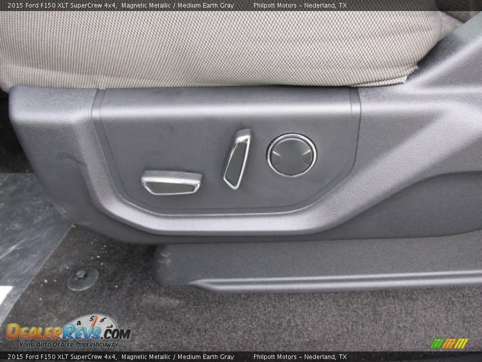 2015 Ford F150 XLT SuperCrew 4x4 Magnetic Metallic / Medium Earth Gray Photo #25