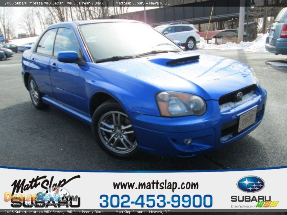 2005 Subaru Impreza WRX Sedan WR Blue Pearl / Black Photo #1