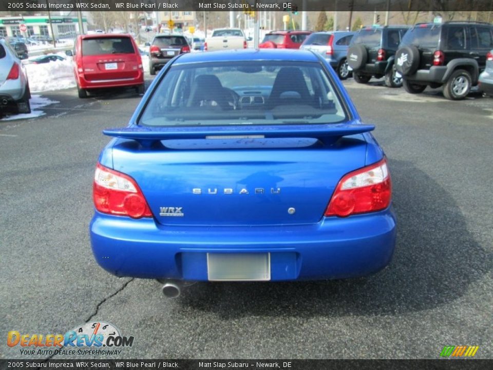 2005 Subaru Impreza WRX Sedan WR Blue Pearl / Black Photo #7