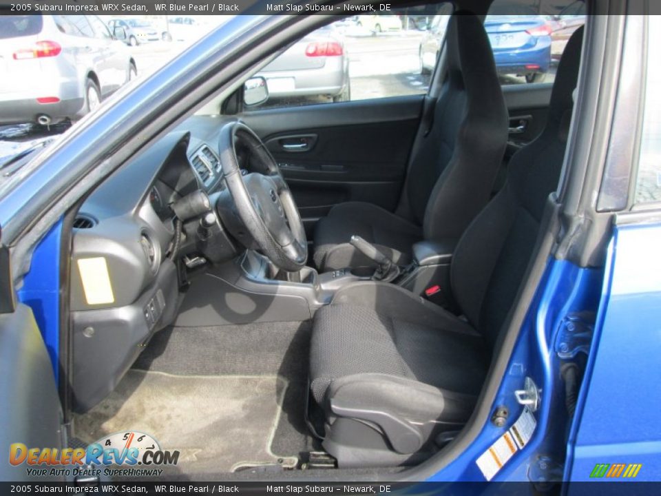 2005 Subaru Impreza WRX Sedan WR Blue Pearl / Black Photo #11