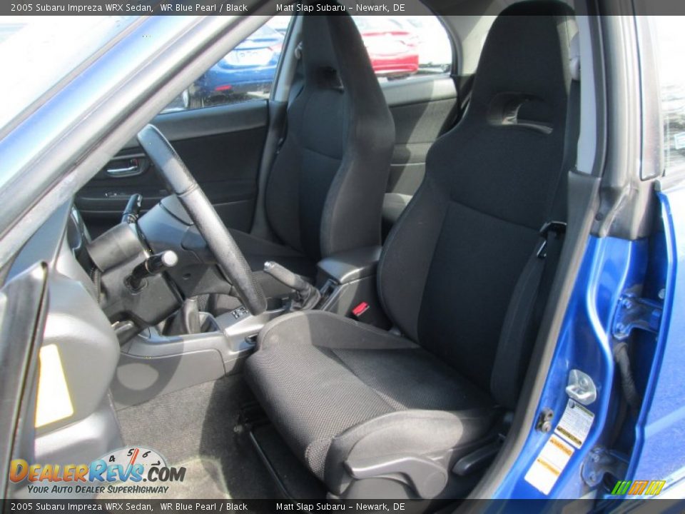 2005 Subaru Impreza WRX Sedan WR Blue Pearl / Black Photo #14