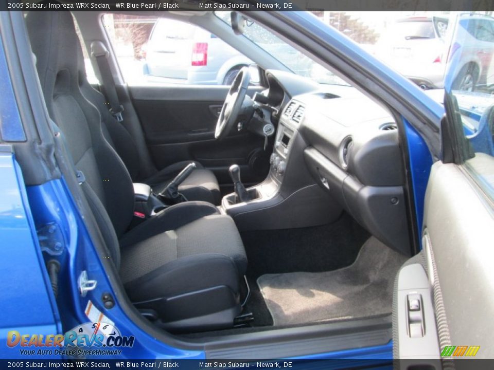 2005 Subaru Impreza WRX Sedan WR Blue Pearl / Black Photo #17
