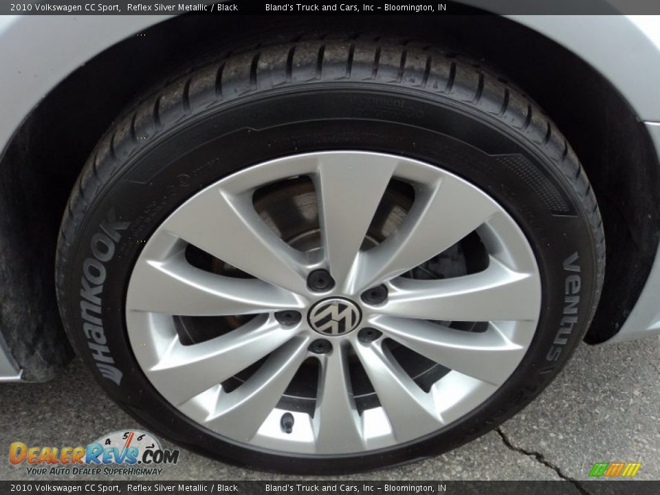 2010 Volkswagen CC Sport Reflex Silver Metallic / Black Photo #22