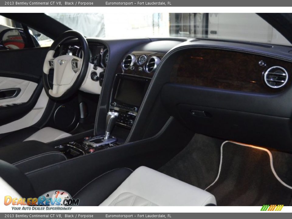 2013 Bentley Continental GT V8 Black / Porpoise Photo #10