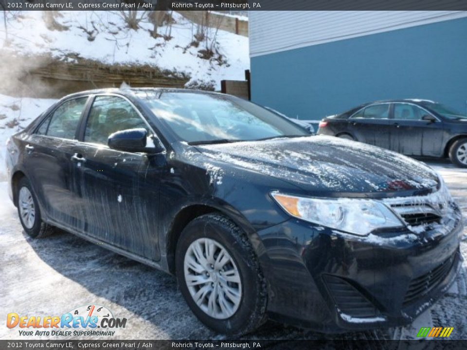 2012 Toyota Camry LE Cypress Green Pearl / Ash Photo #1