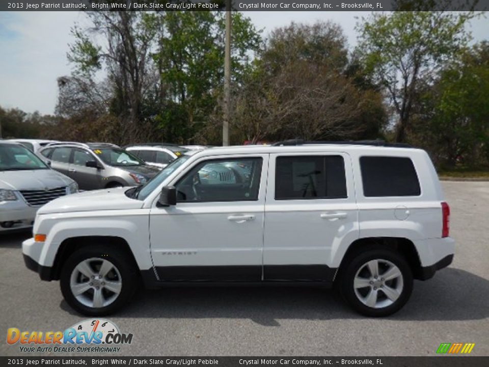 2013 Jeep Patriot Latitude Bright White / Dark Slate Gray/Light Pebble Photo #2