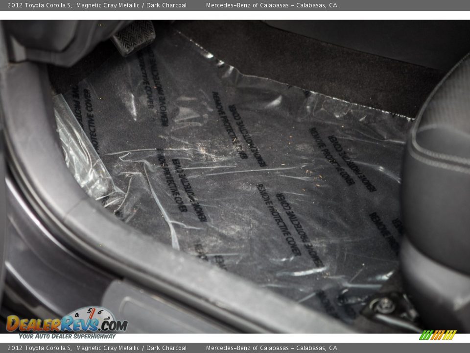 2012 Toyota Corolla S Magnetic Gray Metallic / Dark Charcoal Photo #6