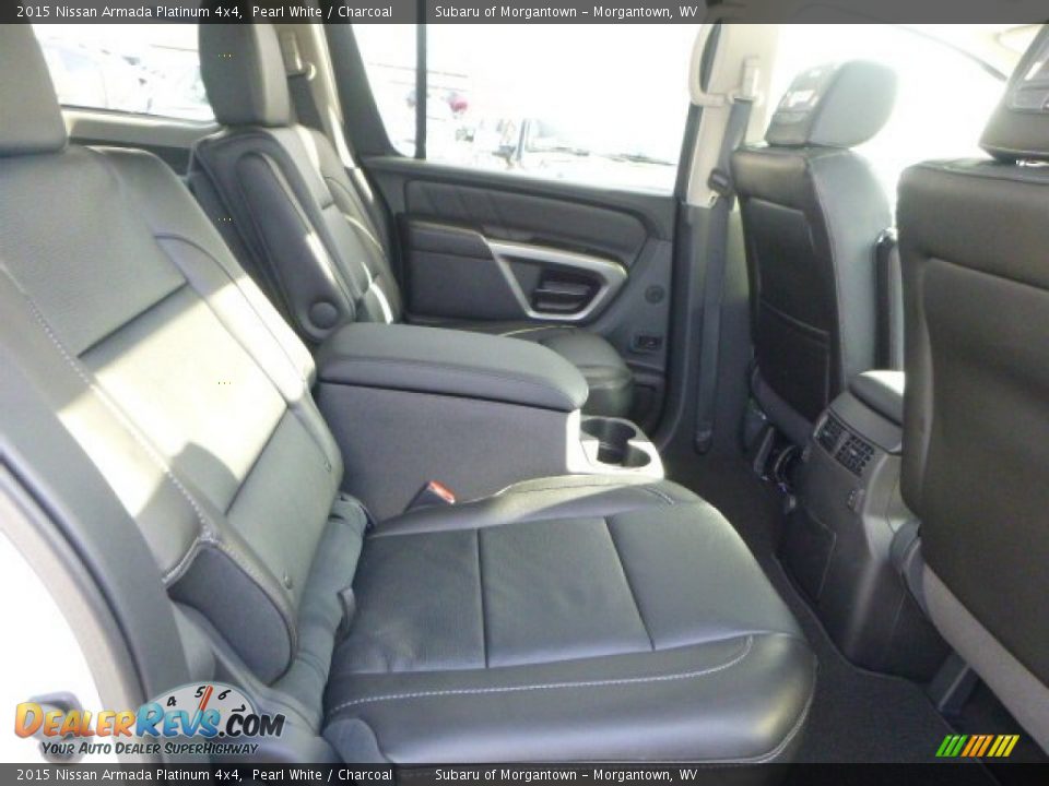 2015 Nissan Armada Platinum 4x4 Pearl White / Charcoal Photo #13