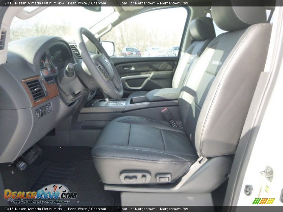 2015 Nissan Armada Platinum 4x4 Pearl White / Charcoal Photo #15