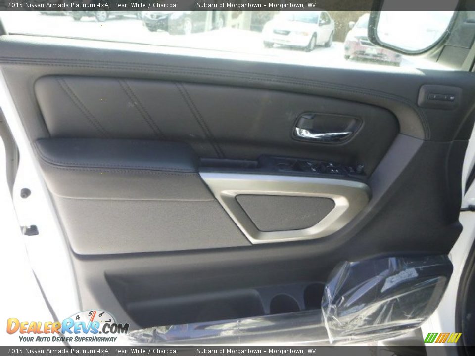 2015 Nissan Armada Platinum 4x4 Pearl White / Charcoal Photo #17