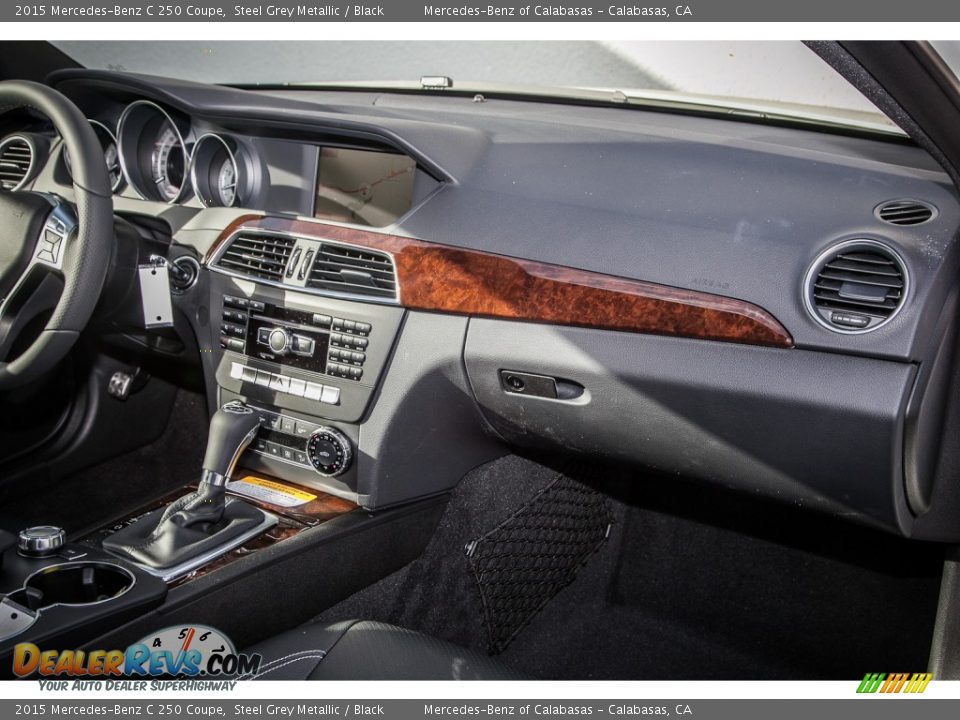 2015 Mercedes-Benz C 250 Coupe Steel Grey Metallic / Black Photo #8