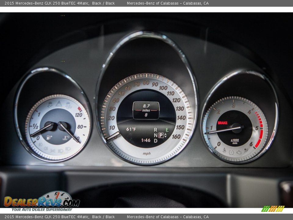 2015 Mercedes-Benz GLK 250 BlueTEC 4Matic Gauges Photo #6