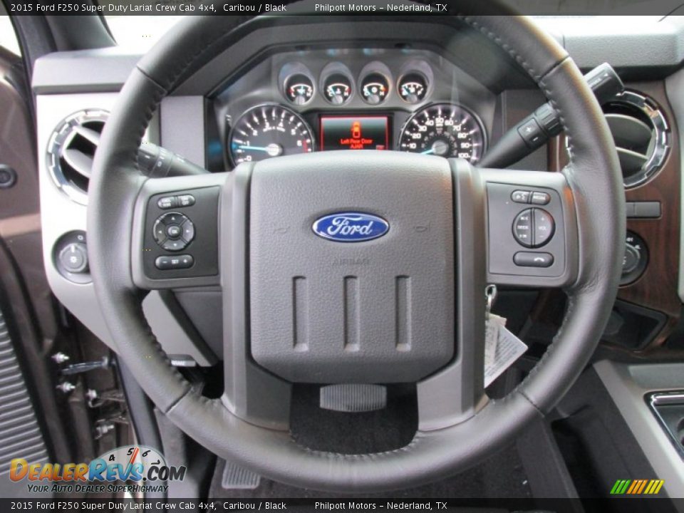 2015 Ford F250 Super Duty Lariat Crew Cab 4x4 Steering Wheel Photo #35