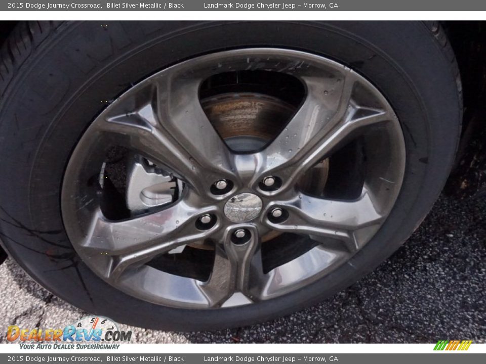 2015 Dodge Journey Crossroad Billet Silver Metallic / Black Photo #5