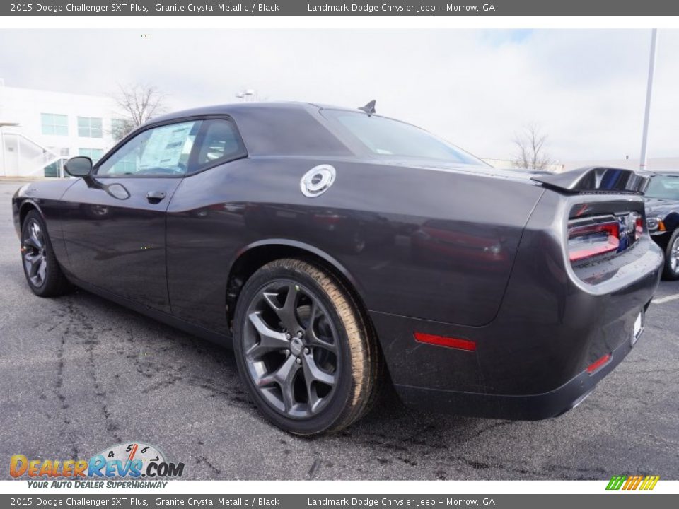 2015 Dodge Challenger SXT Plus Granite Crystal Metallic / Black Photo #2