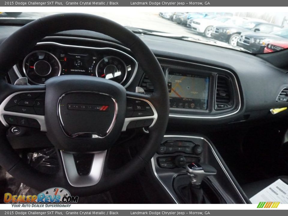2015 Dodge Challenger SXT Plus Granite Crystal Metallic / Black Photo #7