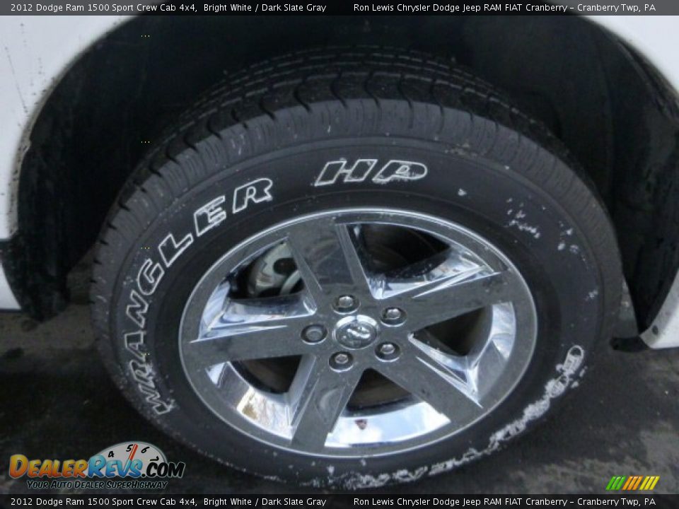 2012 Dodge Ram 1500 Sport Crew Cab 4x4 Bright White / Dark Slate Gray Photo #2